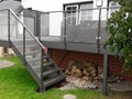 Terrasse mit Glasgeländer 1